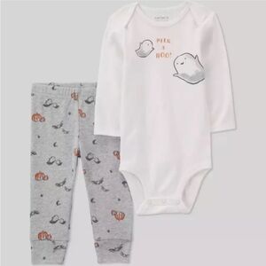 Carter's Just One You® Baby 'Peek-a-Boo' Halloween Top and Bottom Set